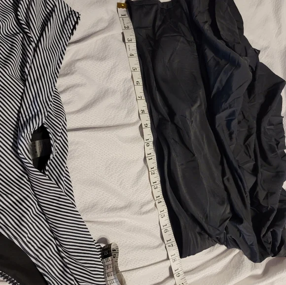 NWT PLUS SIZE FLOUNCE TOP SLIMMING RUCHED STRIPED SWIM SUIT BATHING 3X XXXL - Picture 12 of 13